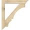 Ekena Millwork Balboa Traditional Rough Sawn Bracket w/ Offset Brace, Douglas Fir, 6"W x 34"D x 38"H BKT0604X34X38BOA01RDF - alternate 2